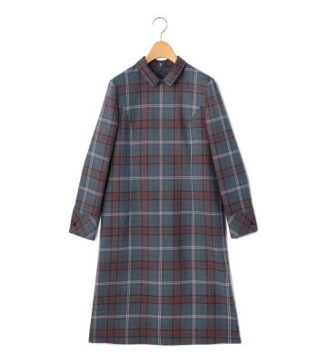 クランキースチェックワンピース