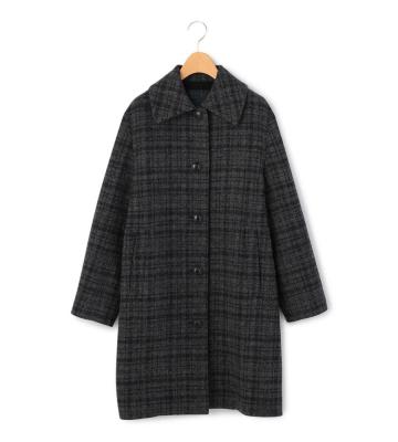 【返品交換送料無料対象/先行受注】ハイランドチェックコート＜11月中旬お届け予定＞