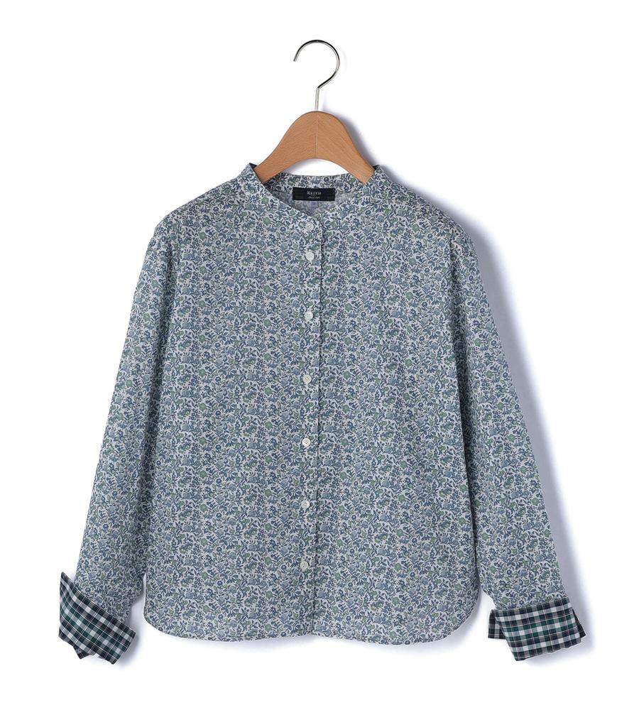 Liberty Print Mamieスタンドカラーブラウス