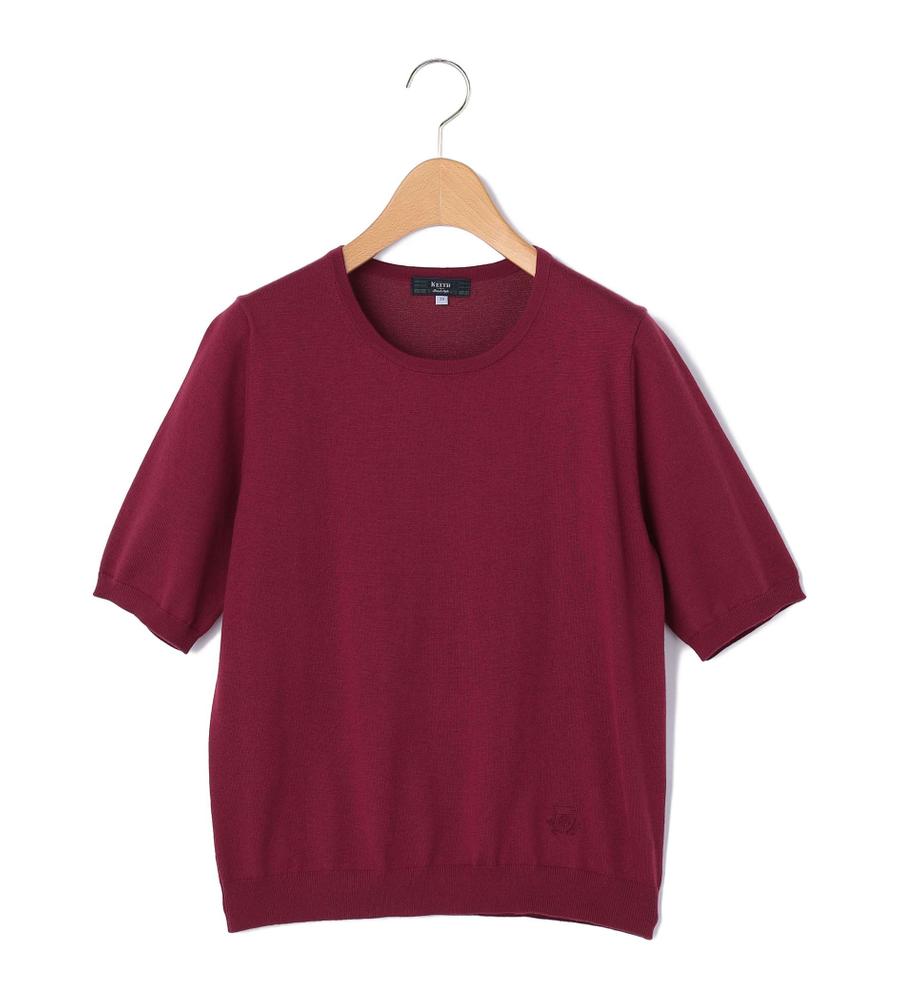 オータムハイゲージニットハーフスリーブ