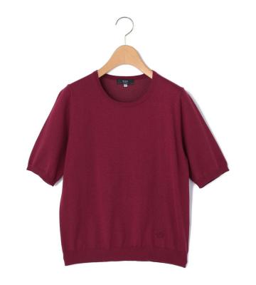 オータムハイゲージニットハーフスリーブ