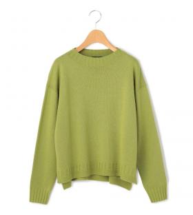 ウールブレンドニットプルオーバー