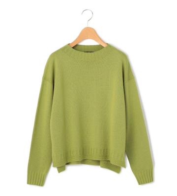 ウールブレンドニットプルオーバー