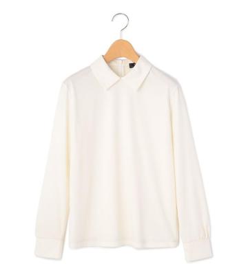 コットン天竺カットソーステンカラー