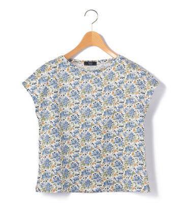 Canina Liberty Print Cut&Sewn フレンチスリーブ