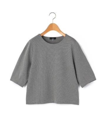 千鳥ジャージーカットソー