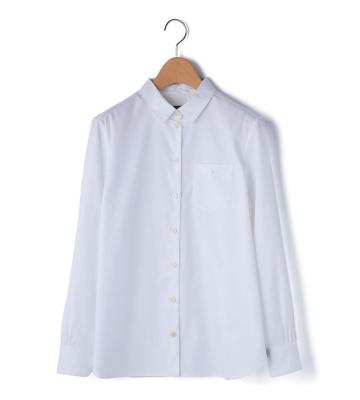 ピンオックスブラウス