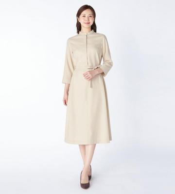 【返品交換送料無料対象/先行受注】Ｔ／Ｗシャンブレーワンピース＜9月中旬お届け予定＞