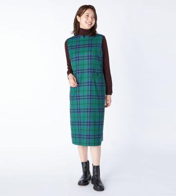 【先行受注】クランキースチェックワンピース＜10月中旬お届け予定＞
