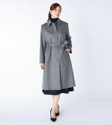 【先行受注】ウールカシミヤビーバーコート＜10月中旬お届け予定＞