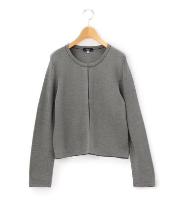 【返品交換送料無料対象/先行受注】ツィードニットニットジャケット＜1月下旬お届け予定＞