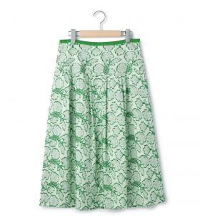 ボタニカルジャカードスカート