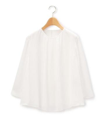 【返品交換送料無料対象/先行受注】サテンドットヨウリュウブラウス＜2月中旬お届け予定＞