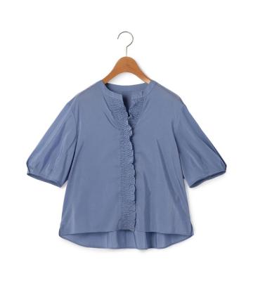 【返品交換送料無料対象/先行受注】シャイニーローンブラウス＜5月中旬お届け予定＞