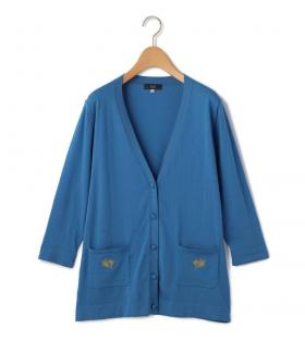 Ｍｉｍｏｓａ　Ｍｏｔｉｆニットカーディガン