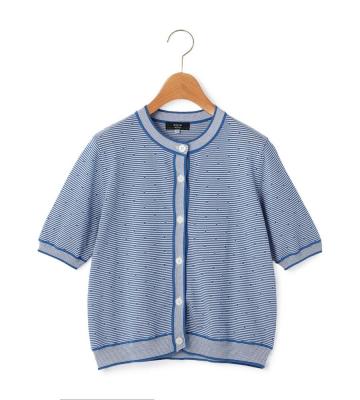 【返品交換送料無料対象/先行受注】コンビネーションボーダーニット＜5月中旬お届け予定＞