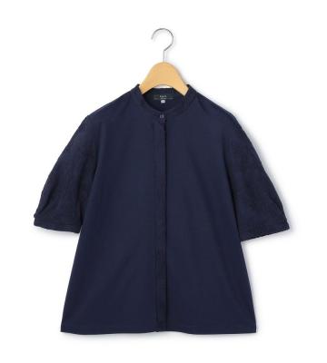 【返品交換送料無料/先行受注】アブストラクトエンブロイダリーカットソー＜4月中旬お届け予定＞