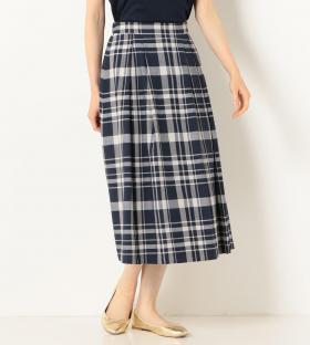 モノトーンビッグチェック スカート