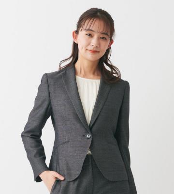 【Lサイズ】バーズアイテーラードジャケット