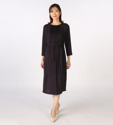 【Lサイズ】サテンジョーゼットワンピース