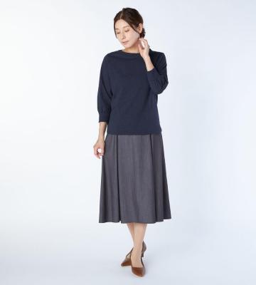 【Lサイズ】ステッチジャージーカットソー