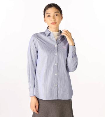 【Lサイズ】ロンドンストライプブラウス