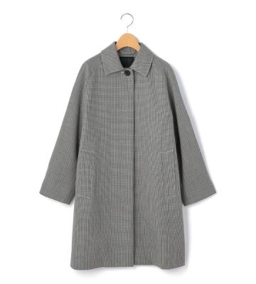 【Lサイズ】ウーステッド千鳥コート