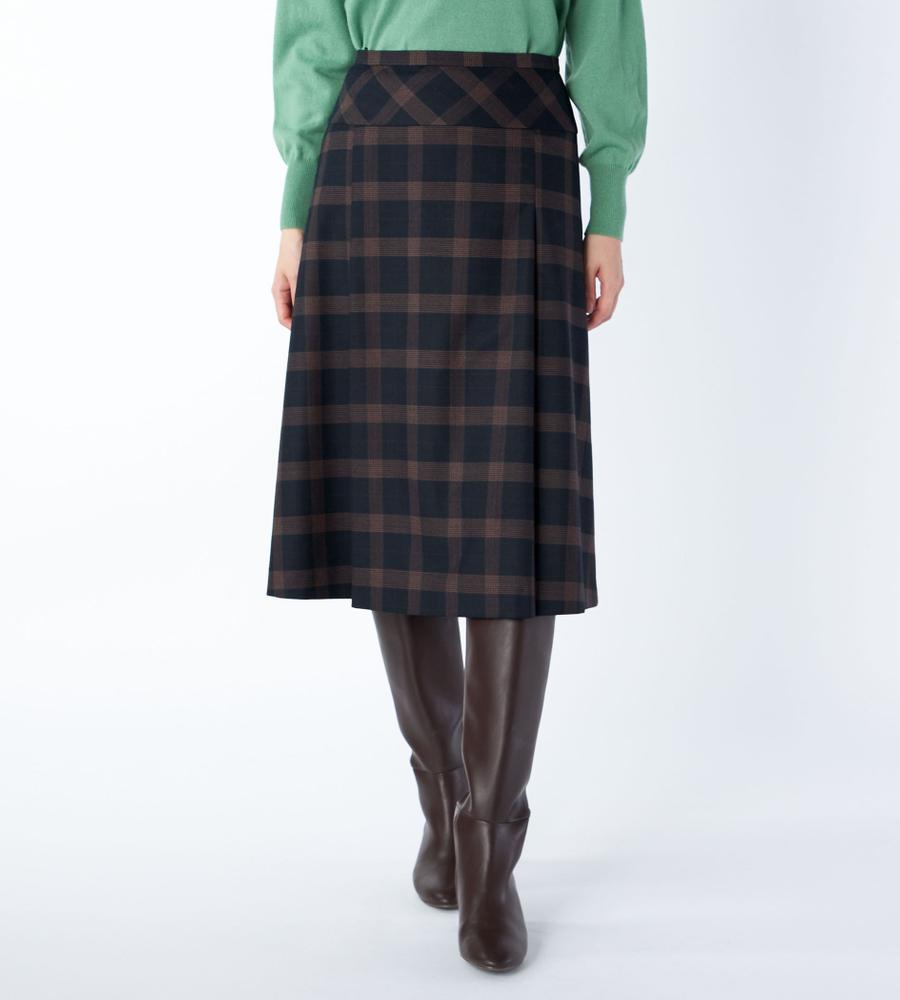 【Lサイズ】グレナカートチェックスカート