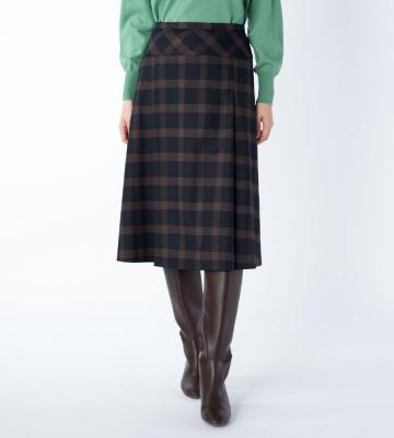 【Lサイズ】グレナカートチェックスカート