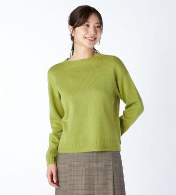 【Lサイズ】ウールブレンドニットプルオーバー