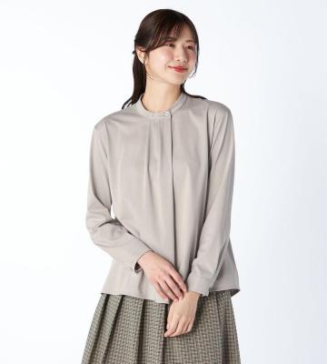 【Lサイズ】コットン天竺カットソー丸首