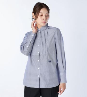 【Lサイズ】ロンドンストライプブラウス