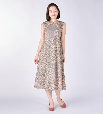 【Lサイズ】Anniversary Patchwork Liberty Print Dress