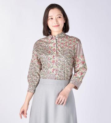 【Lサイズ】Anniversary Patchwork Liberty Print Shirt