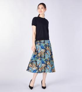 【Lサイズ】コットンハイゲージ半袖ニット