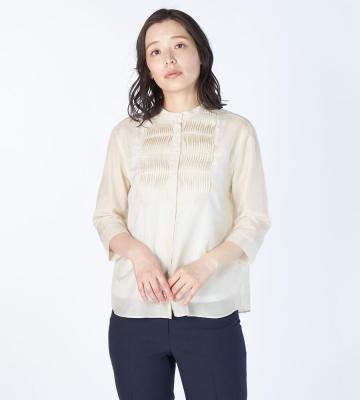 【Lサイズ】T/Cローンブラウス