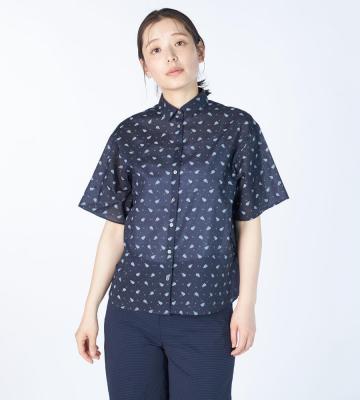 【Lサイズ】プリントWightブラウス