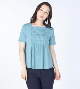 【Lサイズ】プリーツジャージーカットソー