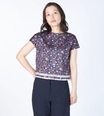 【Lサイズ】Edenham Border Liberty Print Pull Over Cut&Sewn