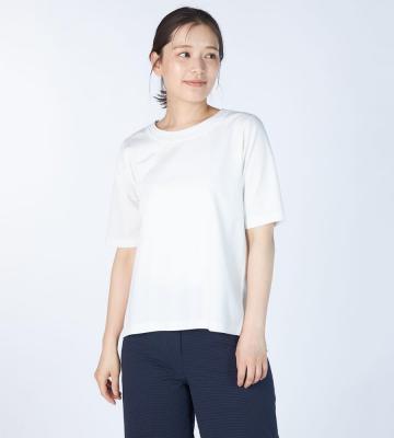 【Lサイズ】ストライプジャージーカットソー