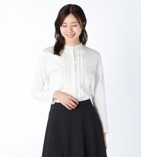 【Lサイズ】60/-スムースカットソースタンドカラー