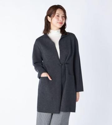 【先行受注】【Lサイズ】ミルドニットコート＜10月上旬お届け予定＞