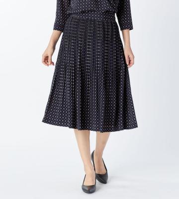 【返品交換送料無料対象/先行受注】【Lサイズ】ジオメトリックパターンスカート＜1月下旬お届け予定＞