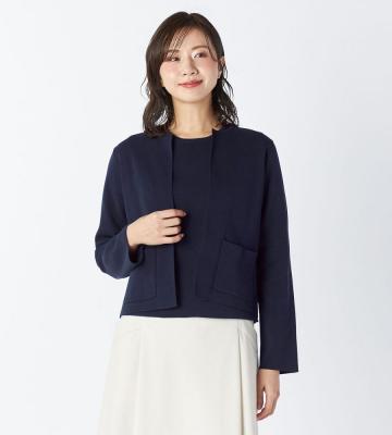 【Lサイズ】ミラノリブニットジャケット