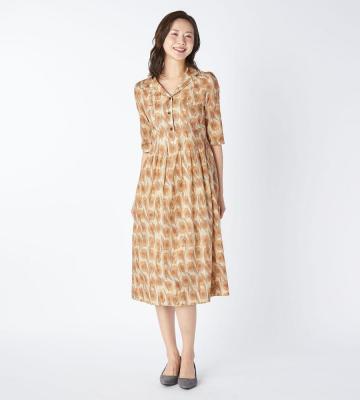 【返品交換送料無料対象/先行受注】【Lサイズ】Ｖ＆Ａ　ＴＩＲＺＡＨ　ＭＡＲＢＬＥワンピース＜3月中旬お届け予定＞