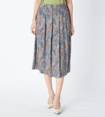 【返品交換送料無料対象/先行受注】【Lサイズ】イングリッシュチンツスカート＜3月中旬お届け予定＞