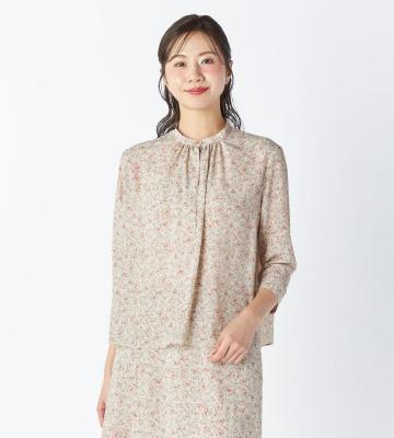 【返品交換送料無料対象/先行受注】【Lサイズ】イングリッシュガーデンブラウス＜3月上旬お届け予定＞