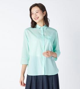 【Lサイズ】シャンブレーローンブラウス