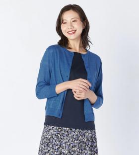 【Lサイズ】リネンニットニット