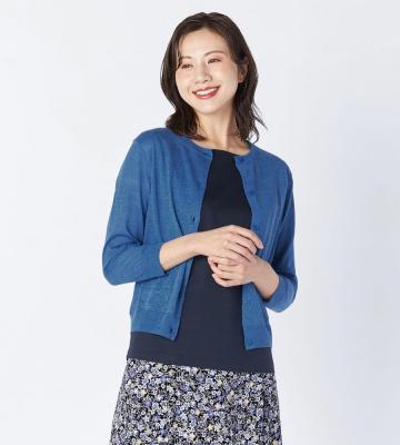 【返品交換送料無料対象/先行受注】【Lサイズ】リネンニットニット＜4月上旬お届け予定＞